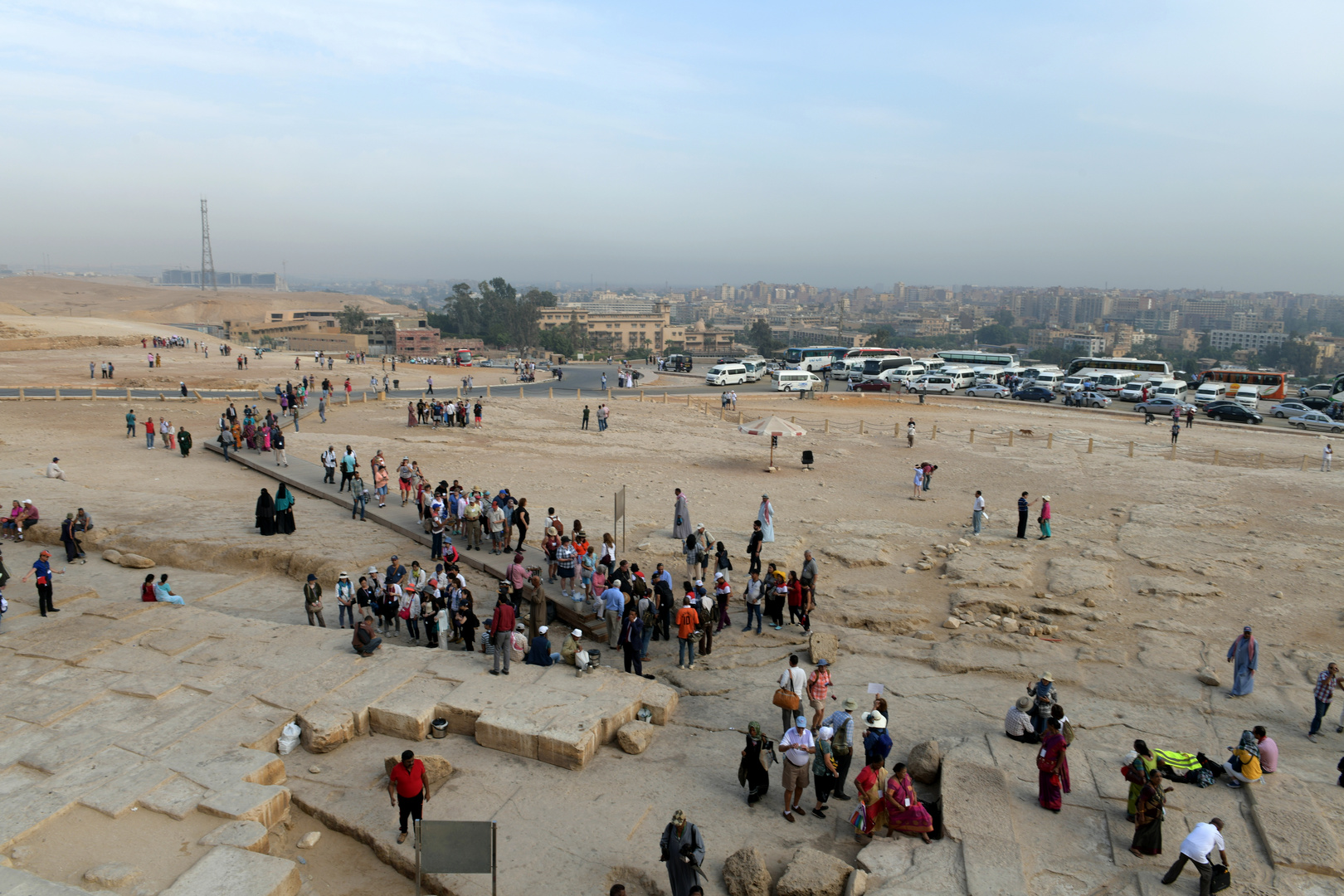 Blick von der Cheops-Pyramide