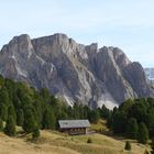Blick von der Cislesalm auf den Stevia-Berg (Südtirol)