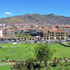 Blick von der Compania de Jesus auf Cusco.