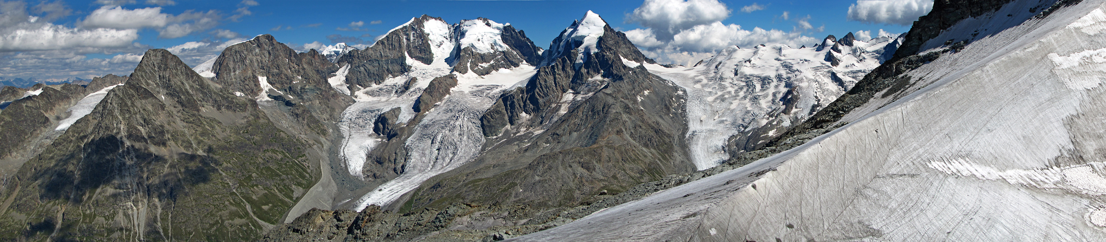 Blick von der Corvatsch Bergstation