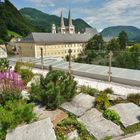 Blick von der Dachterrasse des Hotels "Edelweiss" auf Berchtesgaden