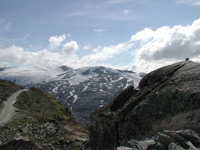 Blick von der Dalsnibba bei Geiranger