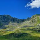 Blick von der Drei-Seen-Hütte in Kühtai / Tirol