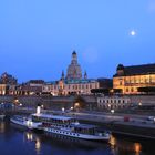 Blick von der Dresdner Augustusbrücke