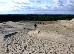 Blick von der Düne in Richtung Ostsee.