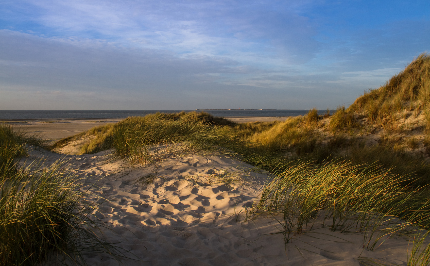 Blick von der Dünen.. - View from the dunes ..