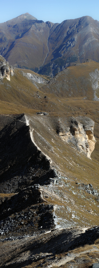 Blick von der Edelweißspitze nach Nordosten