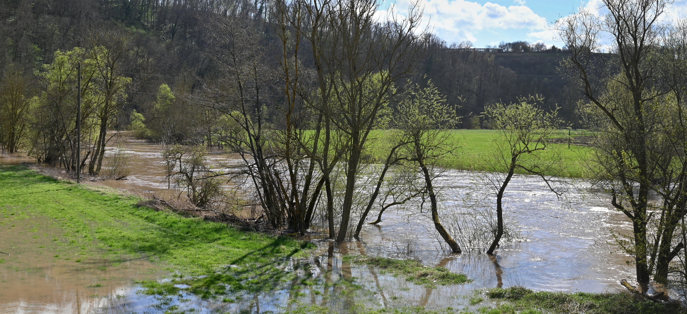 Blick von der ehemaligen Eisenbahnbrücke