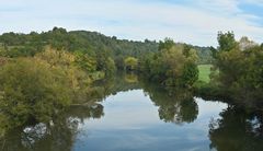 Blick von der ehemaligen Eisenbahnbrücke