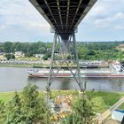 Blick von der Eisenbahnbrücke in Rendsburg auf den NO-Kanal (2021)