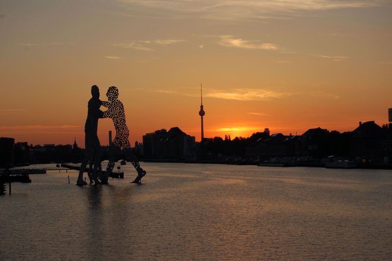 Blick von der Elsenbrücke Berlin-Treptow