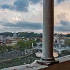 Blick von der Engelsburg auf den Tiber