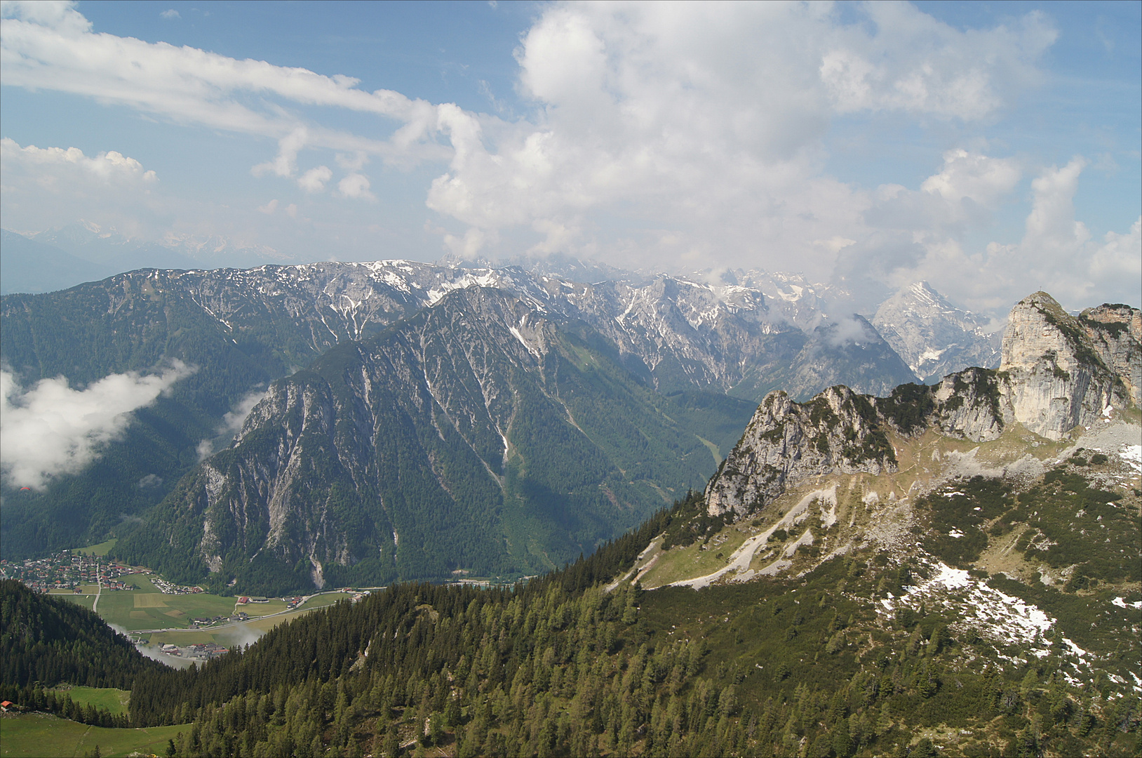 Blick von der Erfurter Hütte