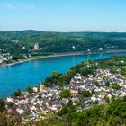 Blick von der Erpeler Ley auf die Stadt Erpel und Remagen!