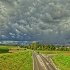 Blick von der Fahrradbrücke