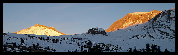 Blick von der Faneshütte zum Neuner und Zehner