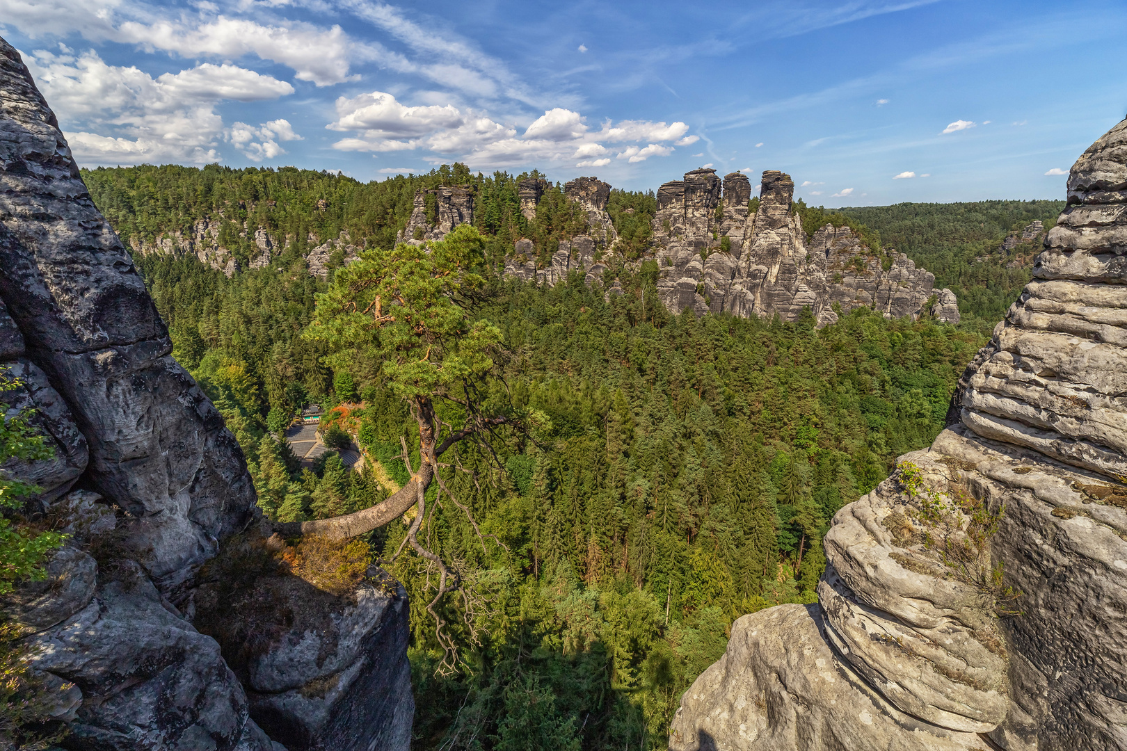 Blick von der Felsenburg Neurathen