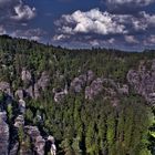 Blick von der Felsenburg Rathen #Bastei