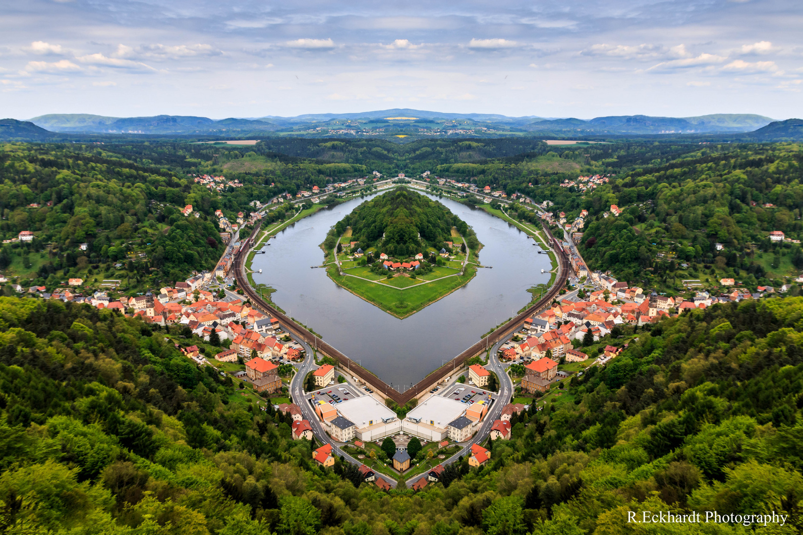 Blick von der Festung Königsstein