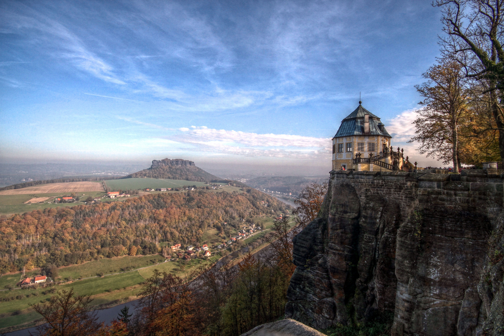 Blick von der Festung Königstein...