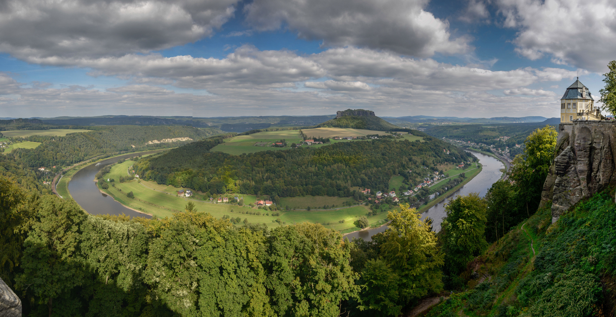 Blick von der Festung Königstein