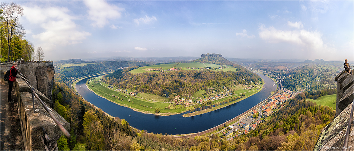 Blick von der Festung Königstein...