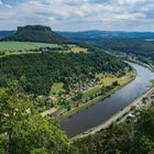 Blick von der Festung Königstein.