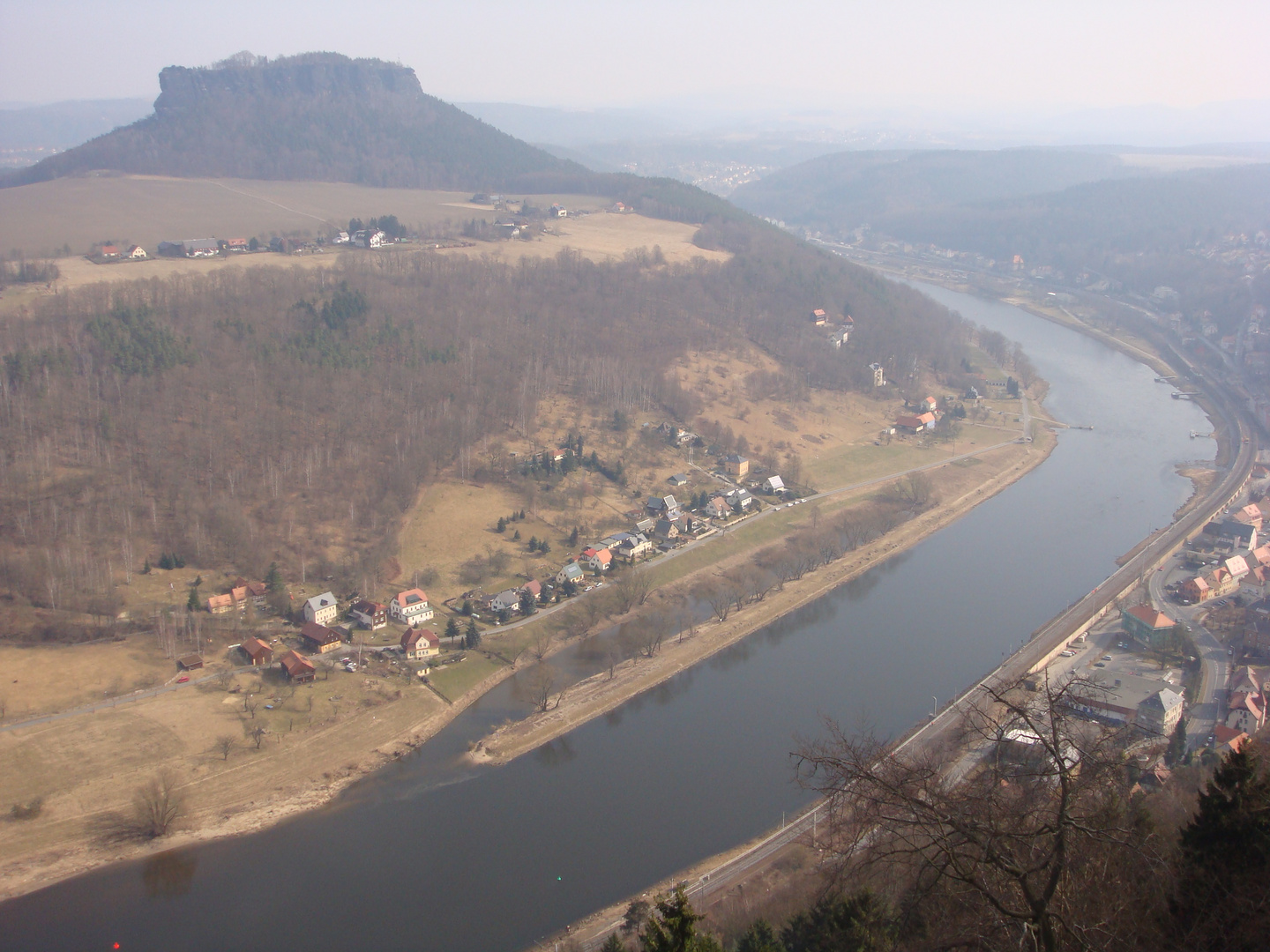 Blick von der Festung Koenigstein