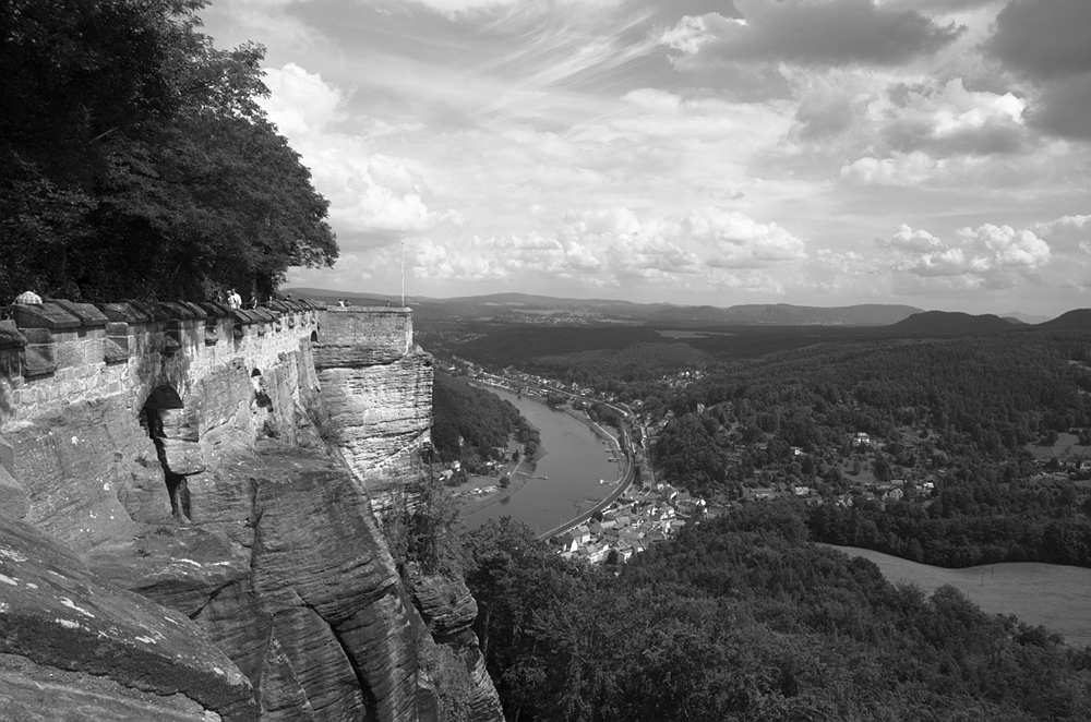 Blick von der Festung Königstein