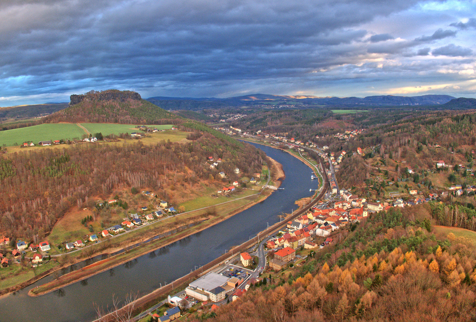 Blick von der Festung Königstein