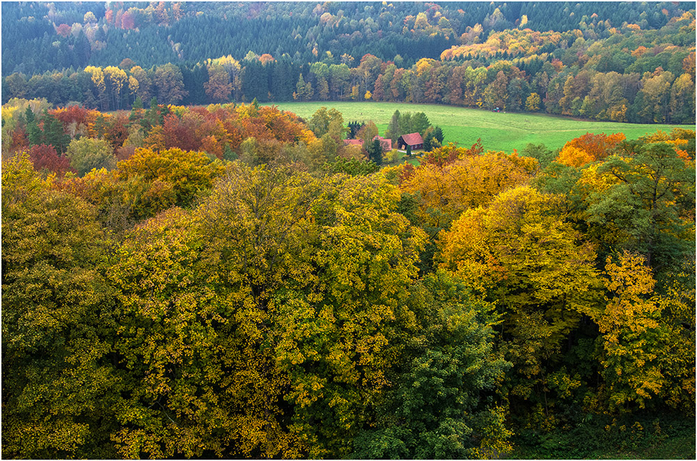 Blick von der Festung Königstein ...