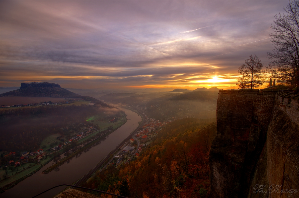 Blick von der Festung Königstein