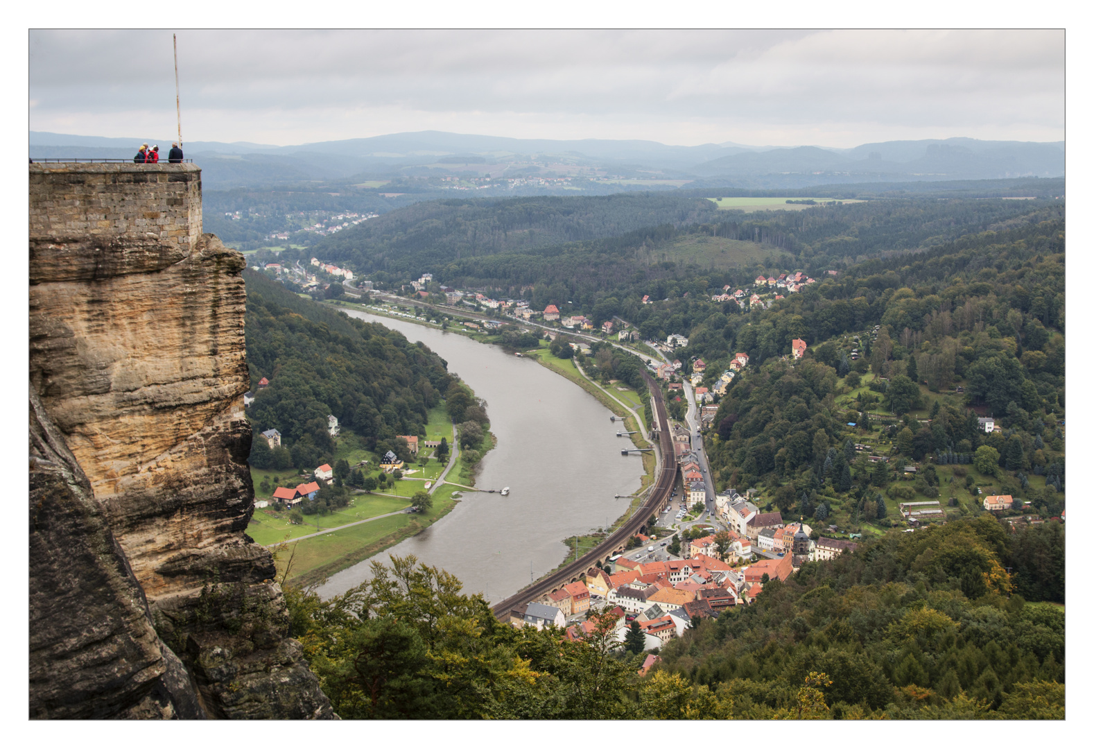 Blick von der Festung Königstein
