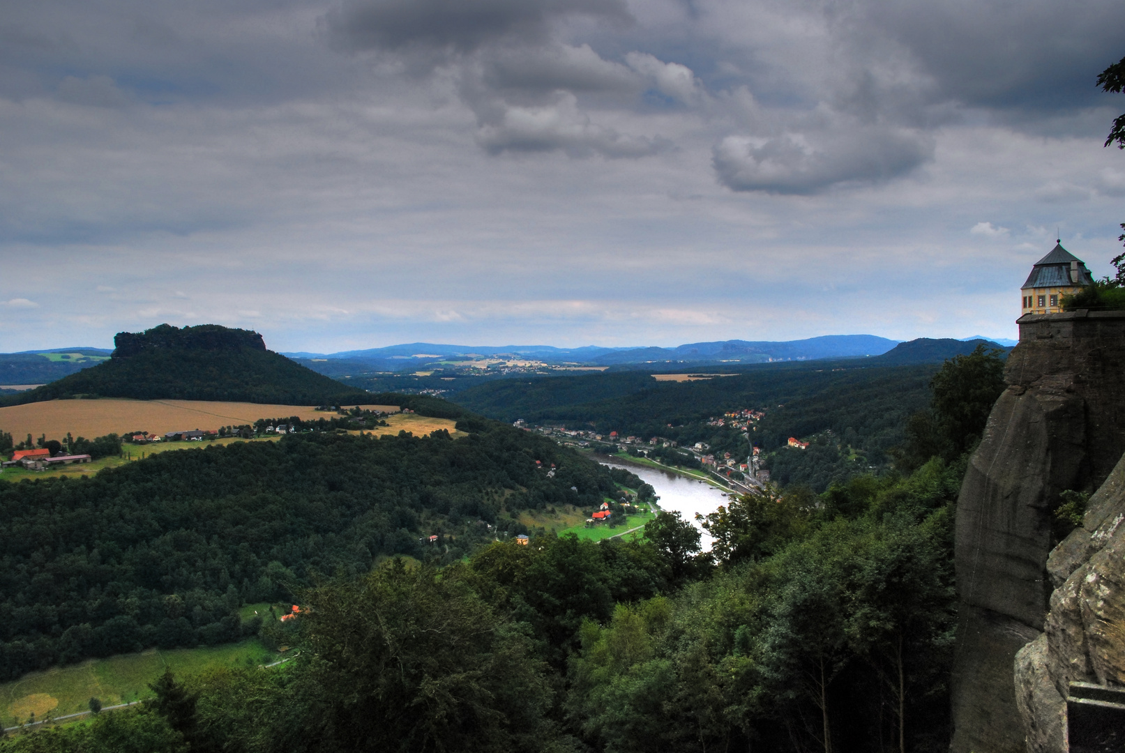 Blick von der Festung Königstein