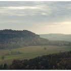 Blick von der Festung Königstein auf den Pfaffenstein