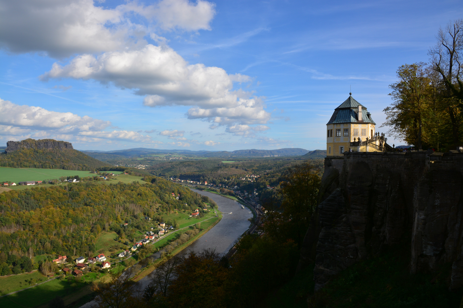 Blick von der Festung Königstein