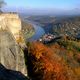 Blick von der Festung Knigstein zur Elbe