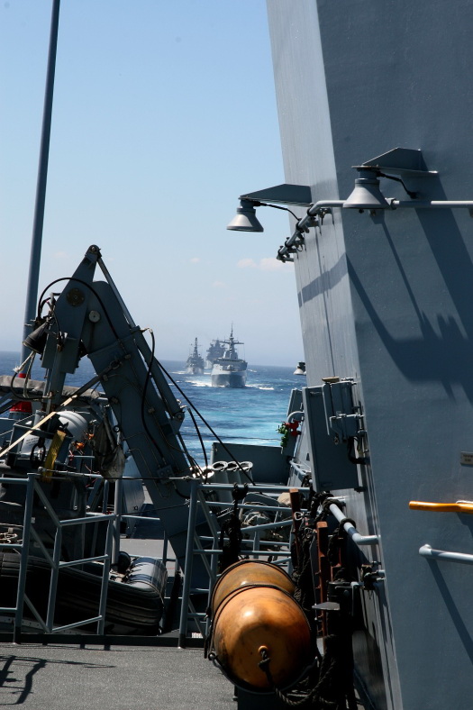 Blick von der FGS Köln auf die FGS Hamburg und FGS Berlin