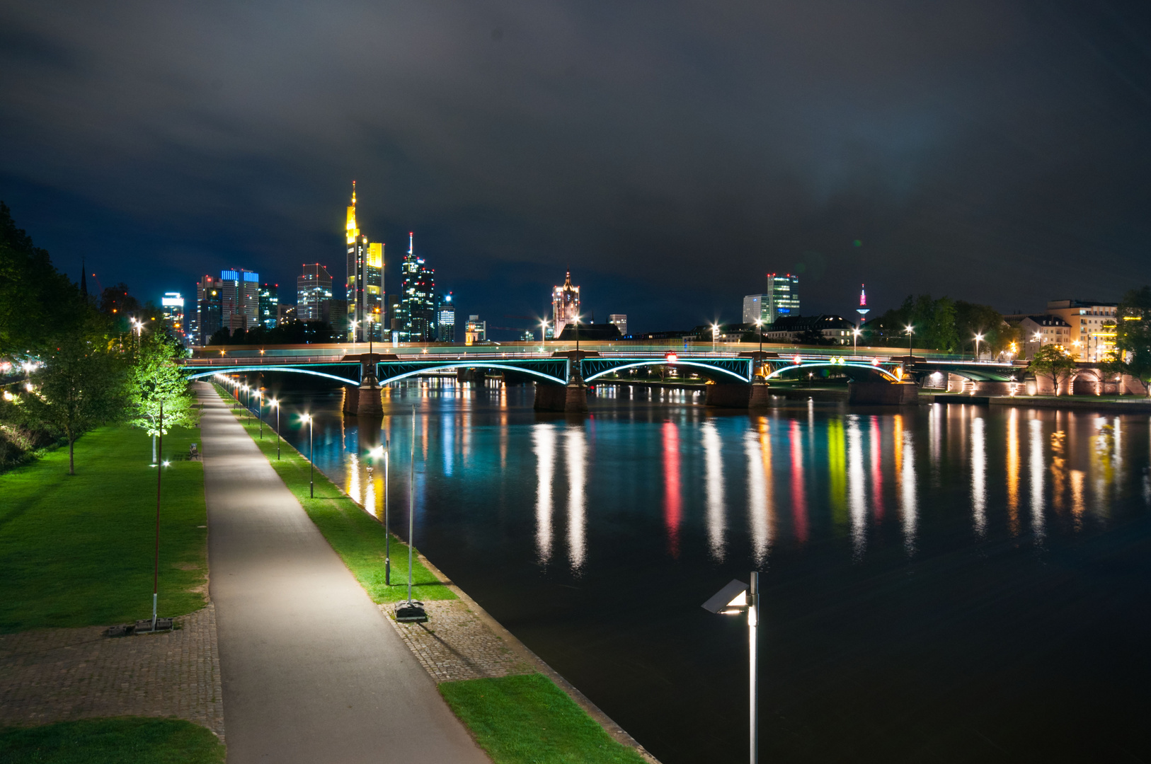 Blick von der Flößerbrücke