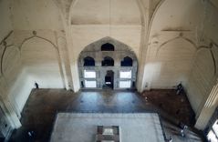 Blick von der Flüstergalerie - Gol Gumbaz in Bijapur