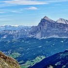 Blick von der Franz Kostner Hütte in der Sellagruppe