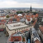 Blick von der Frauenkirche auf Dresdens Altstadt