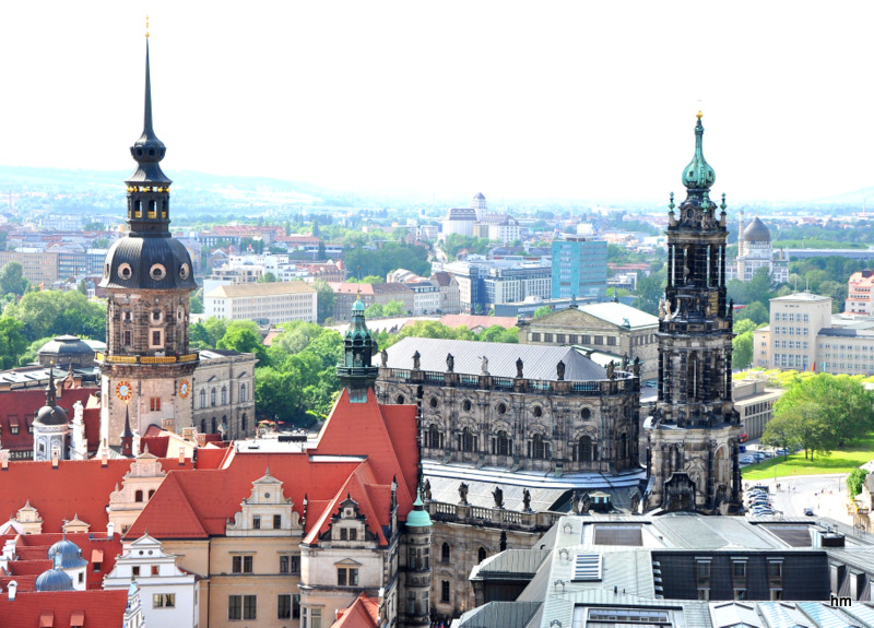 Blick von der Frauenkirche Dresden