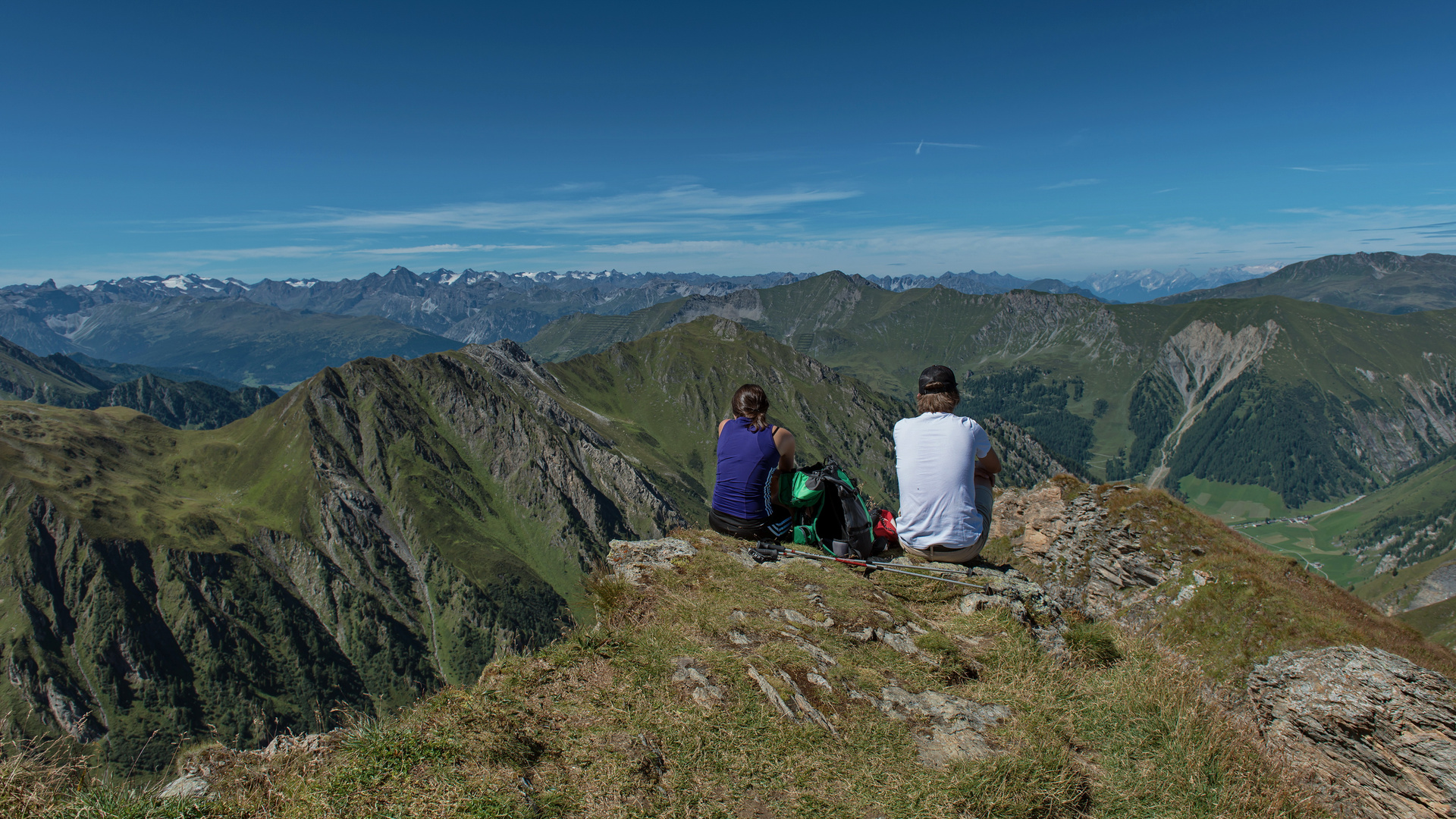 Blick von der Frauenwand (2541m) ...