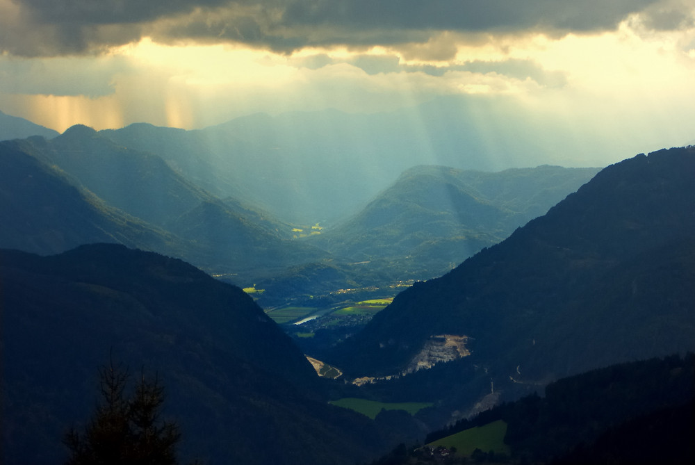 Blick von der Gerlitze in Kärnten