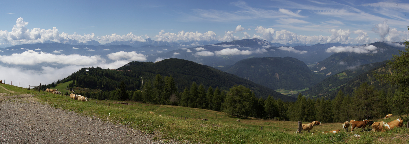 Blick von der Gerlitzen (Kärnten)