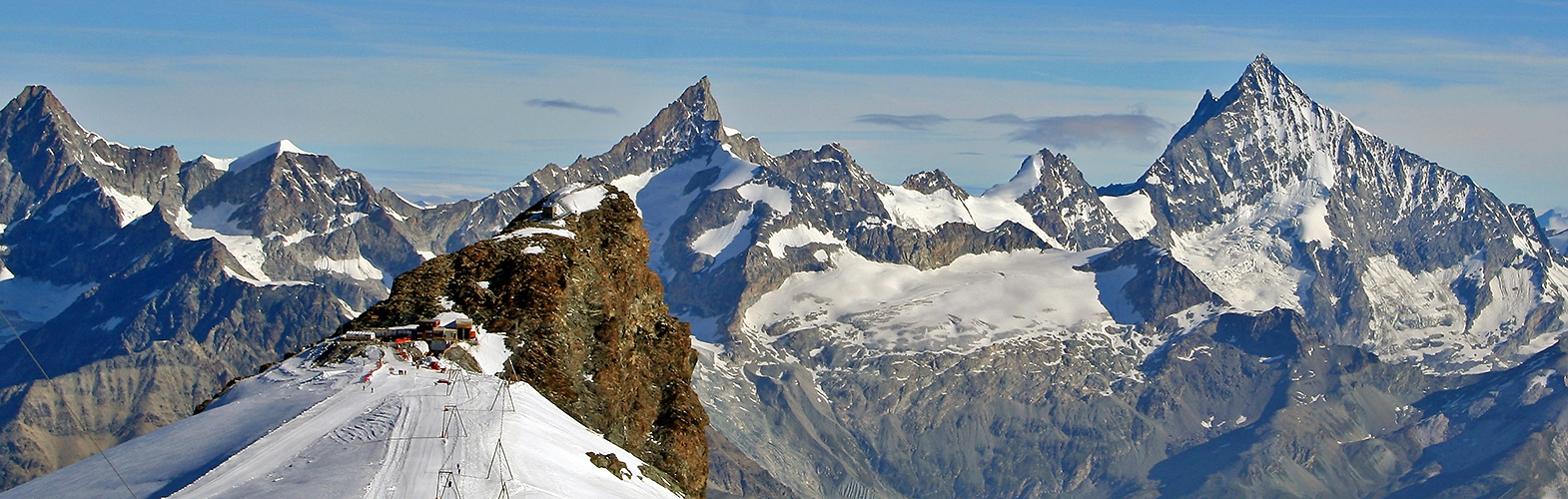 Blick von der Gobba di Rollin aus 3899 m