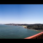 Blick von der Golden Gate Bridge Richtung San Francisco - USA 2008