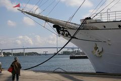 Blick von der Gorch Fock...