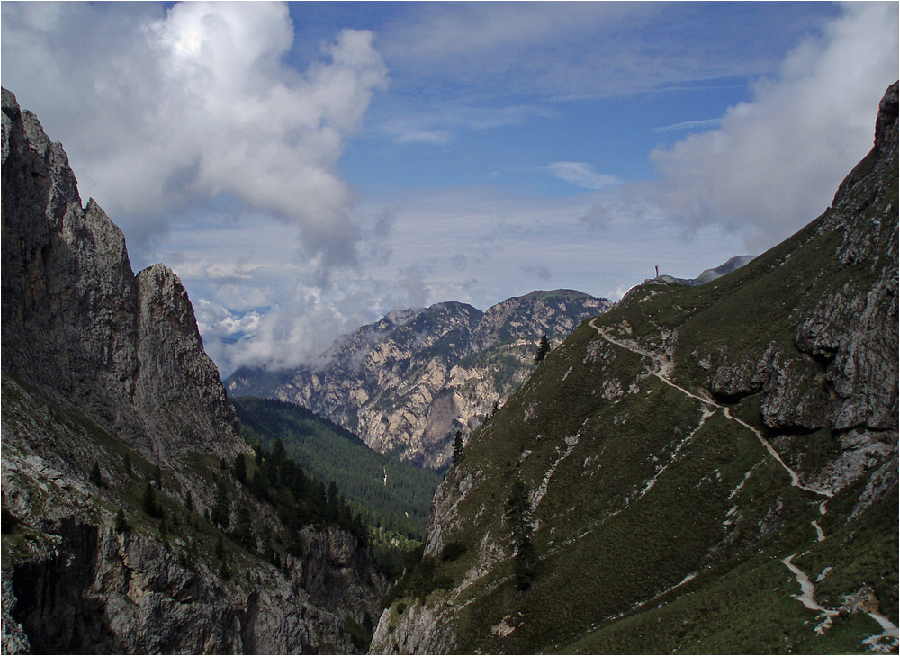 Blick von der Grasleitenhütte